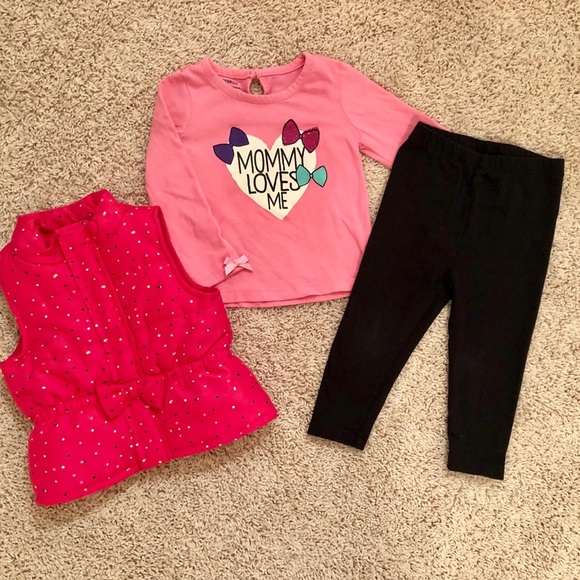 Wonderkids Other - 5/$25 Wonderkids 3 piece pants, puffy vest, & shirt set